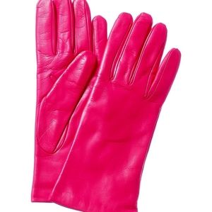 NWT Portolano cashmere lined leather gloves size 7